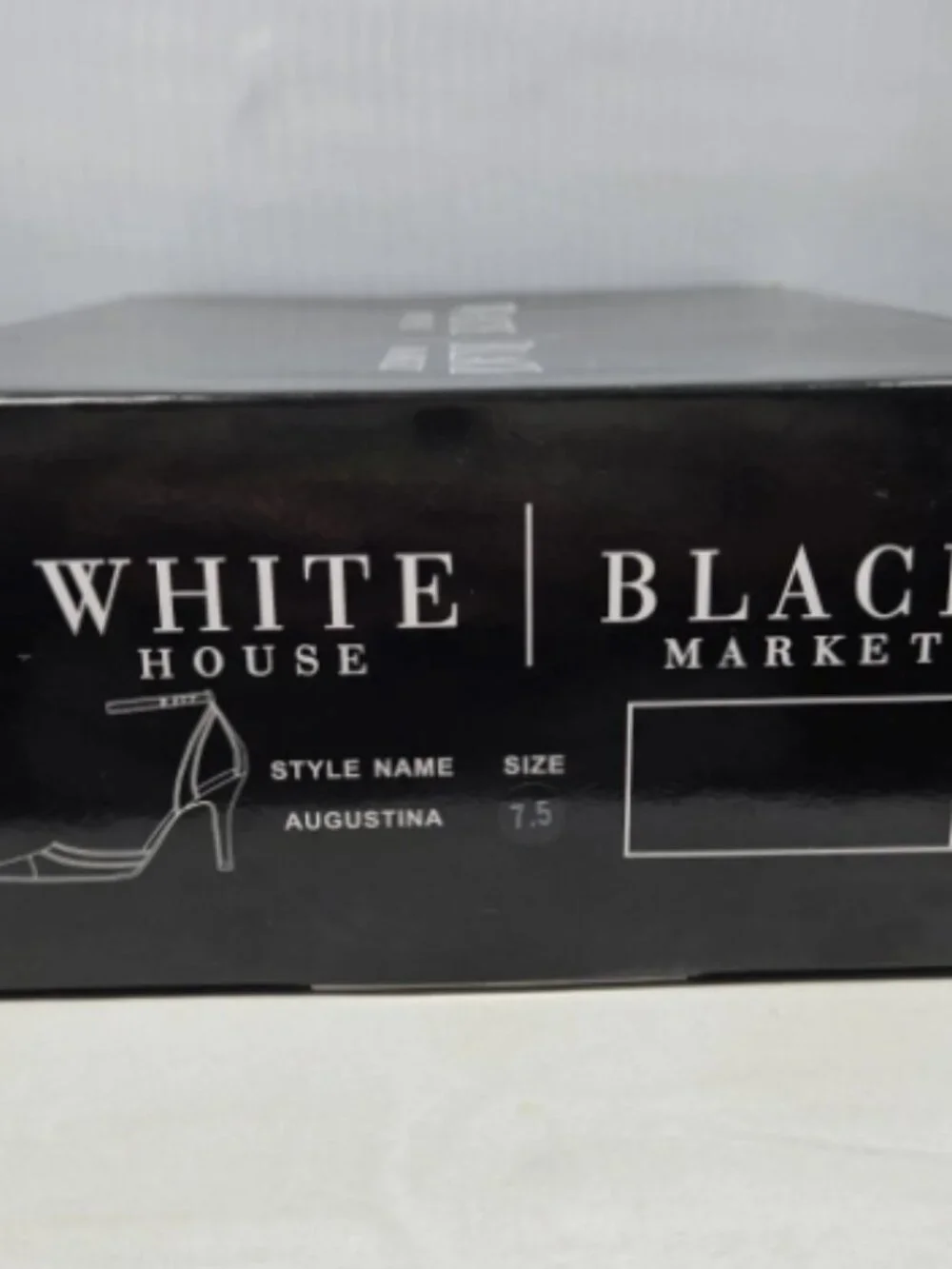 White House Black Market Colorblock Augustina Pointed Toe Heels 7.5 in Box